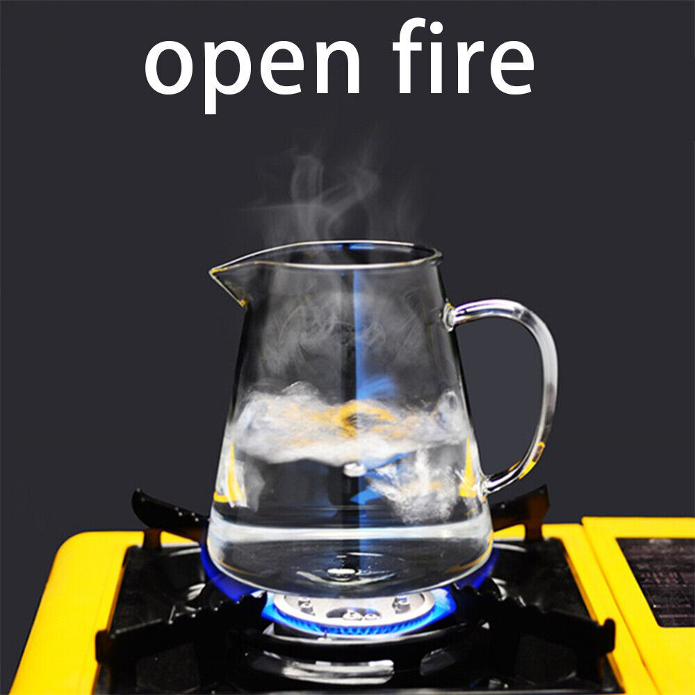 Jwg Tebot Gwydr Clir Gwrthiannol â Gwres Gyda Infuser