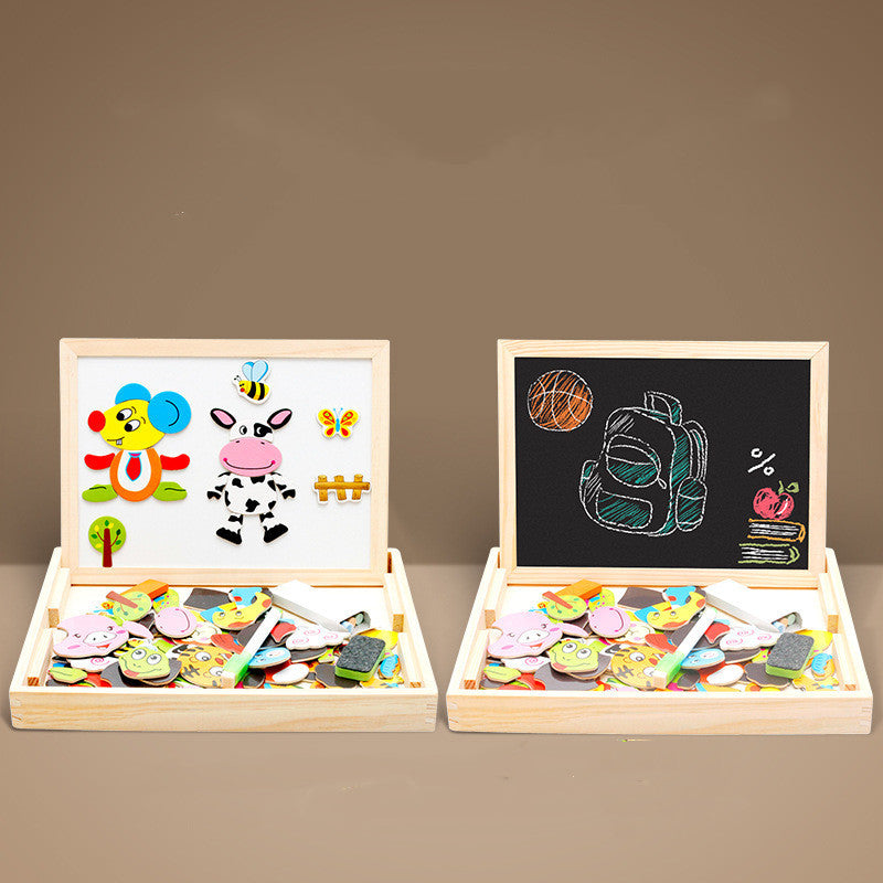 Bwrdd Lluniadu dwy ochr Sidydd Anifeiliaid Magnetig Joypin