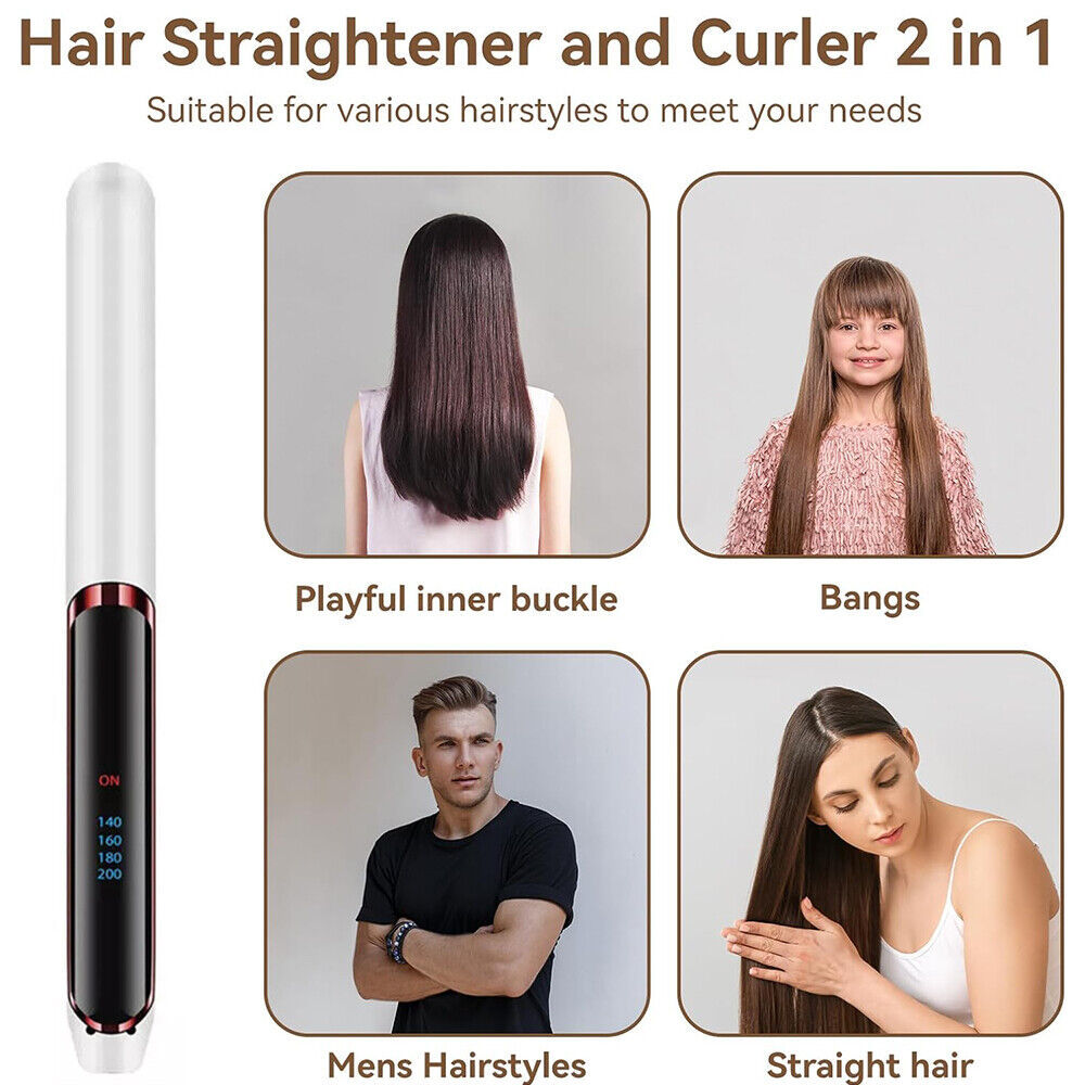 Straighteners Gwallt Platiau Ceramig Sythu Curler