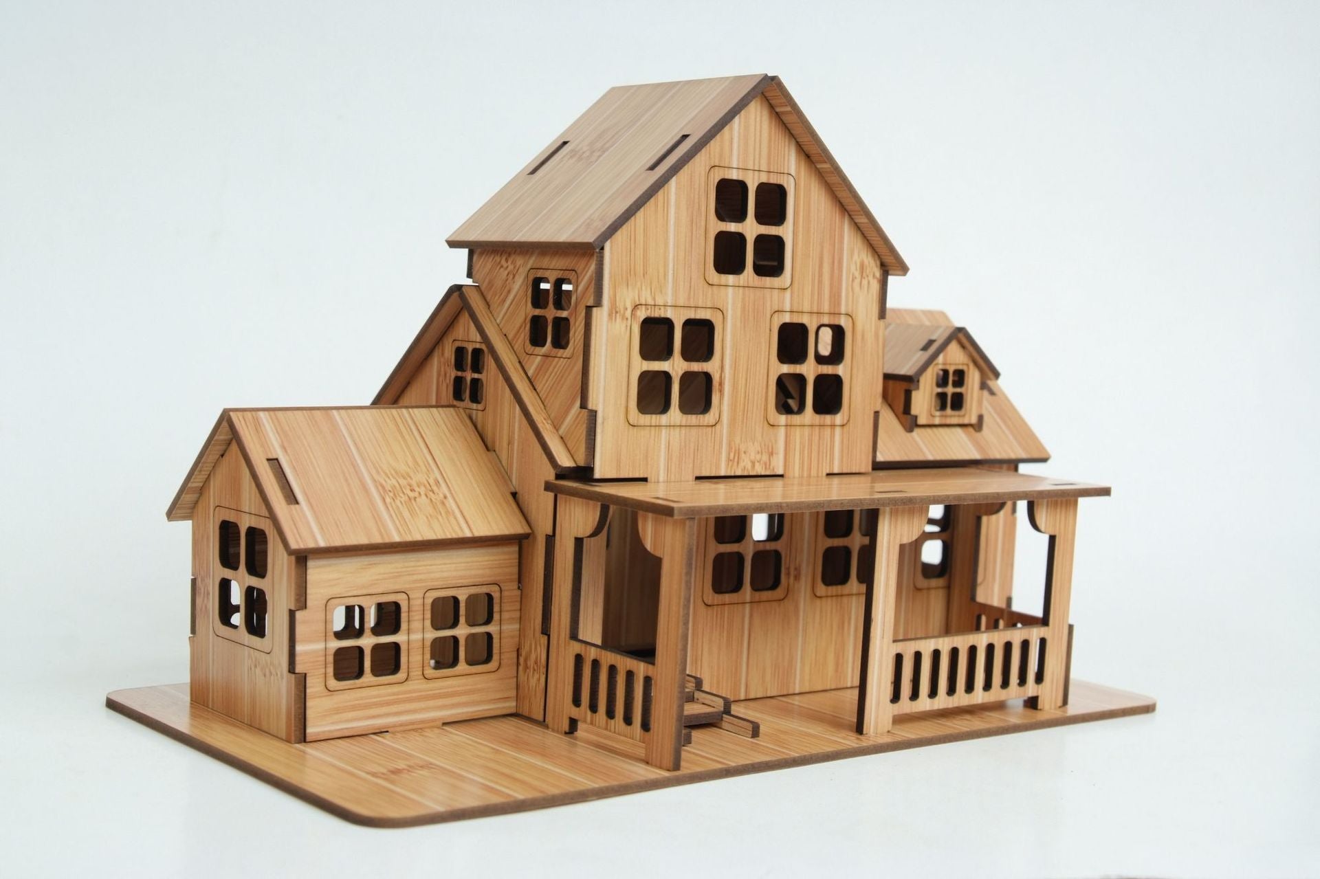3D Three-dimensional Bamboo Wooden Puzzle Models
